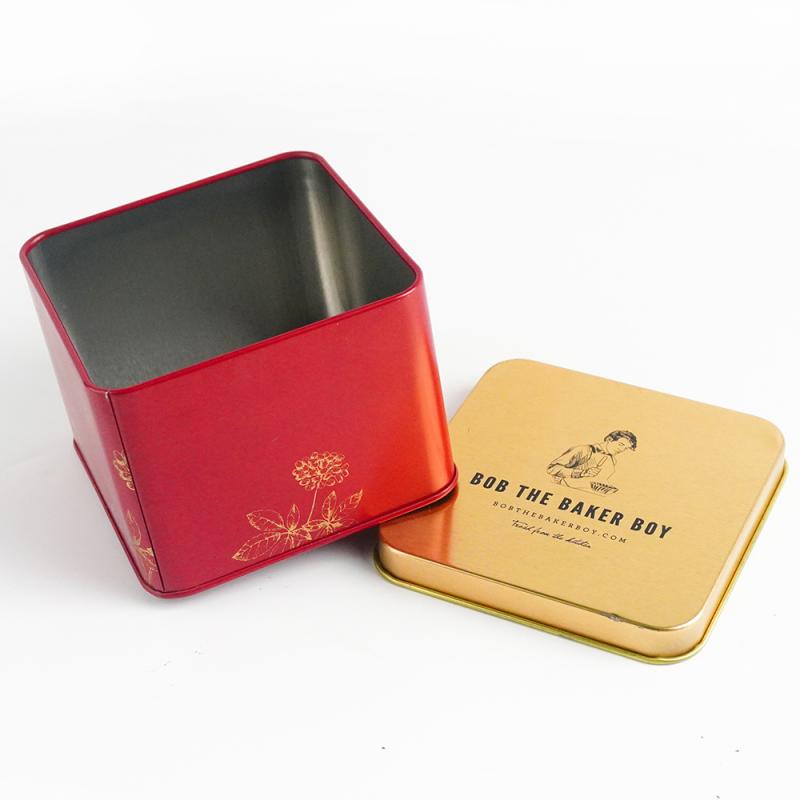 Hliníková plechová krabička na čaj
