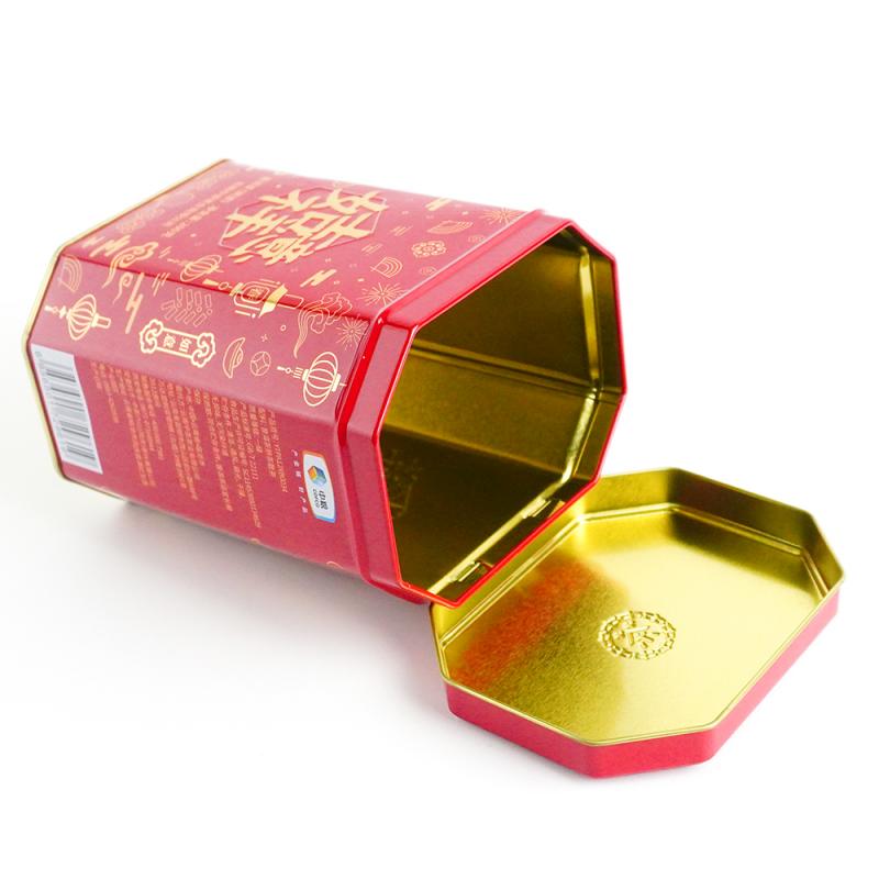 Caja de metal personalizada para té