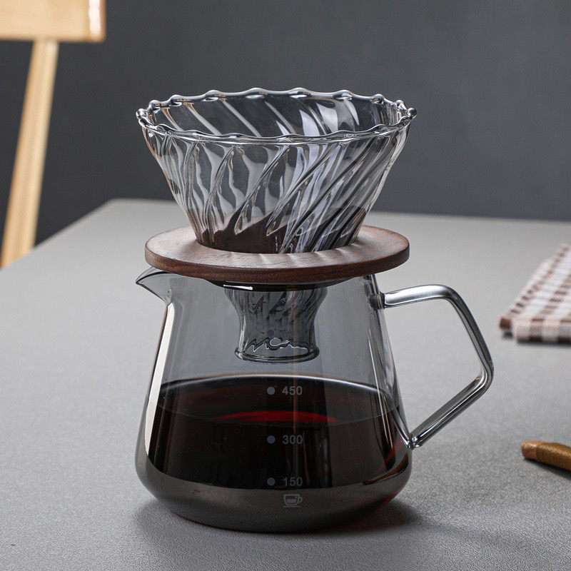Glaskanne zum Übergießen von tropfendem Kaffee (11)