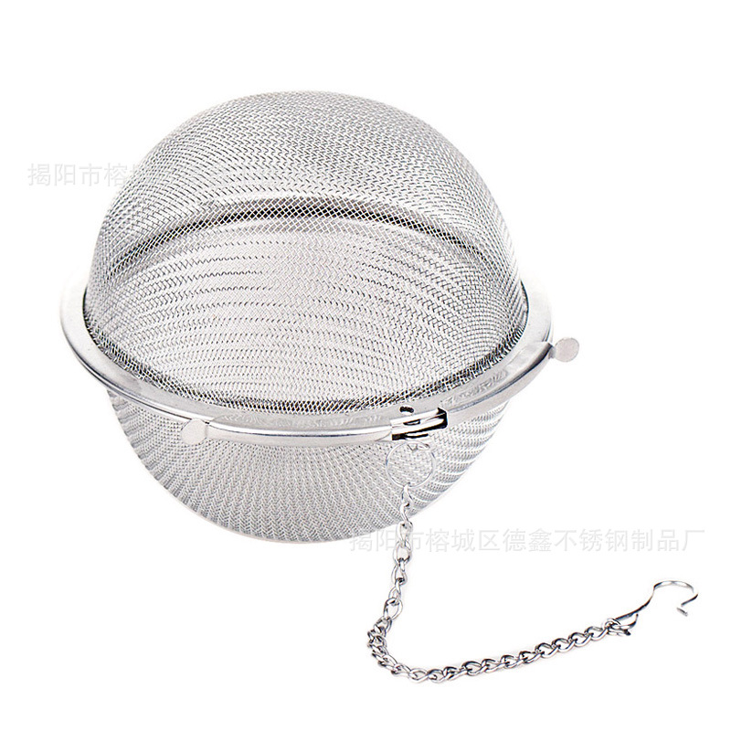 Stainless hlau kub pob tshuaj yej Strainer tshuaj yej Infuser