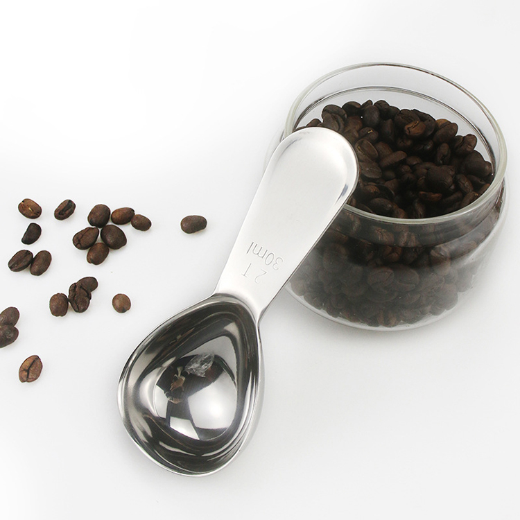 Портативная ложка-ситечко для кофе из нержавеющей стали