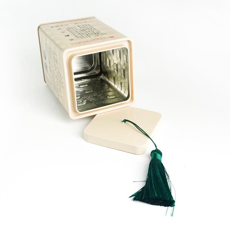 Caja de lata de Vantage para té