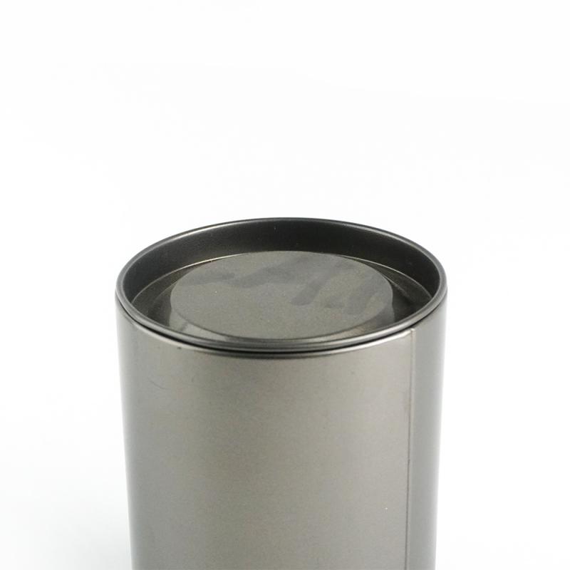 Cylinder Shape Tin Can With Lid