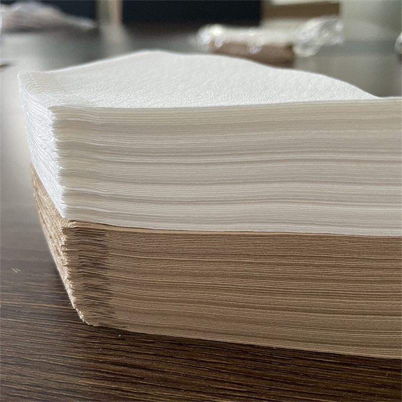 Fan shaped coffee filter paper