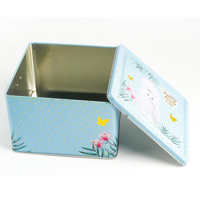 Large Capacity  Tin Box With Buckle