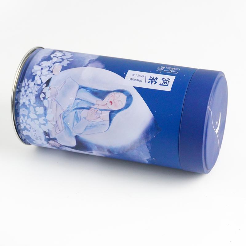 Luxury Packaging Round Tea Tin Box