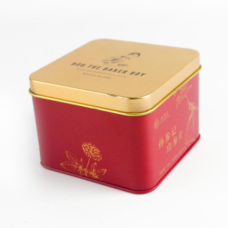 Square Tea Tin Box