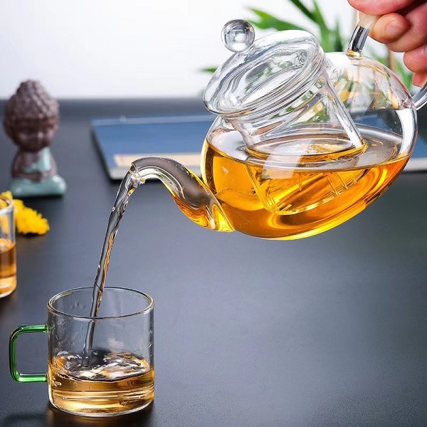 glass teapot